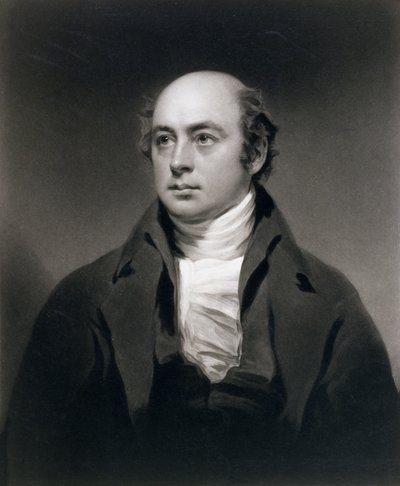 Sir Francis Leggatt Chantrey, graviert von C. Turner von Henry Raeburn